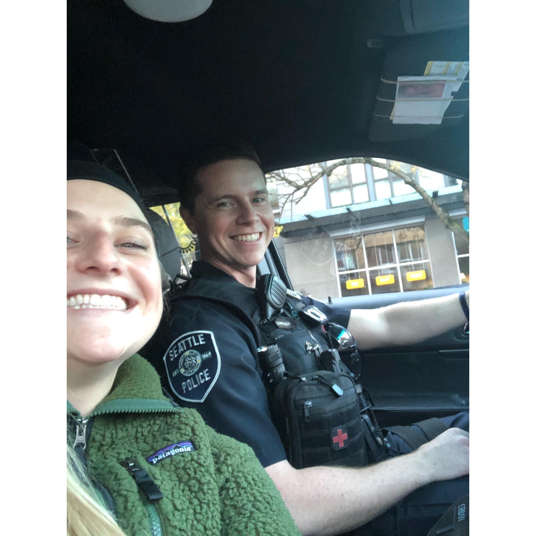Bridget's first Ride Along!
