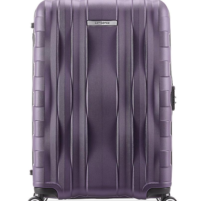 Carry on Samsonite Ziplite 5 Hardside Spinner Luggage Purple