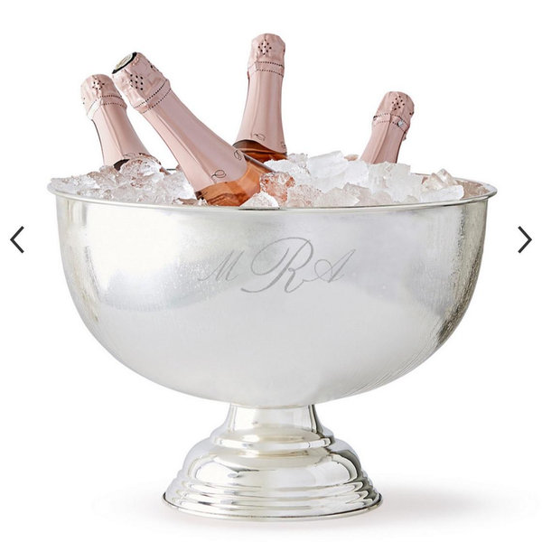 Celebration Wine Bowl with Monogram (Monogram Preference Below)