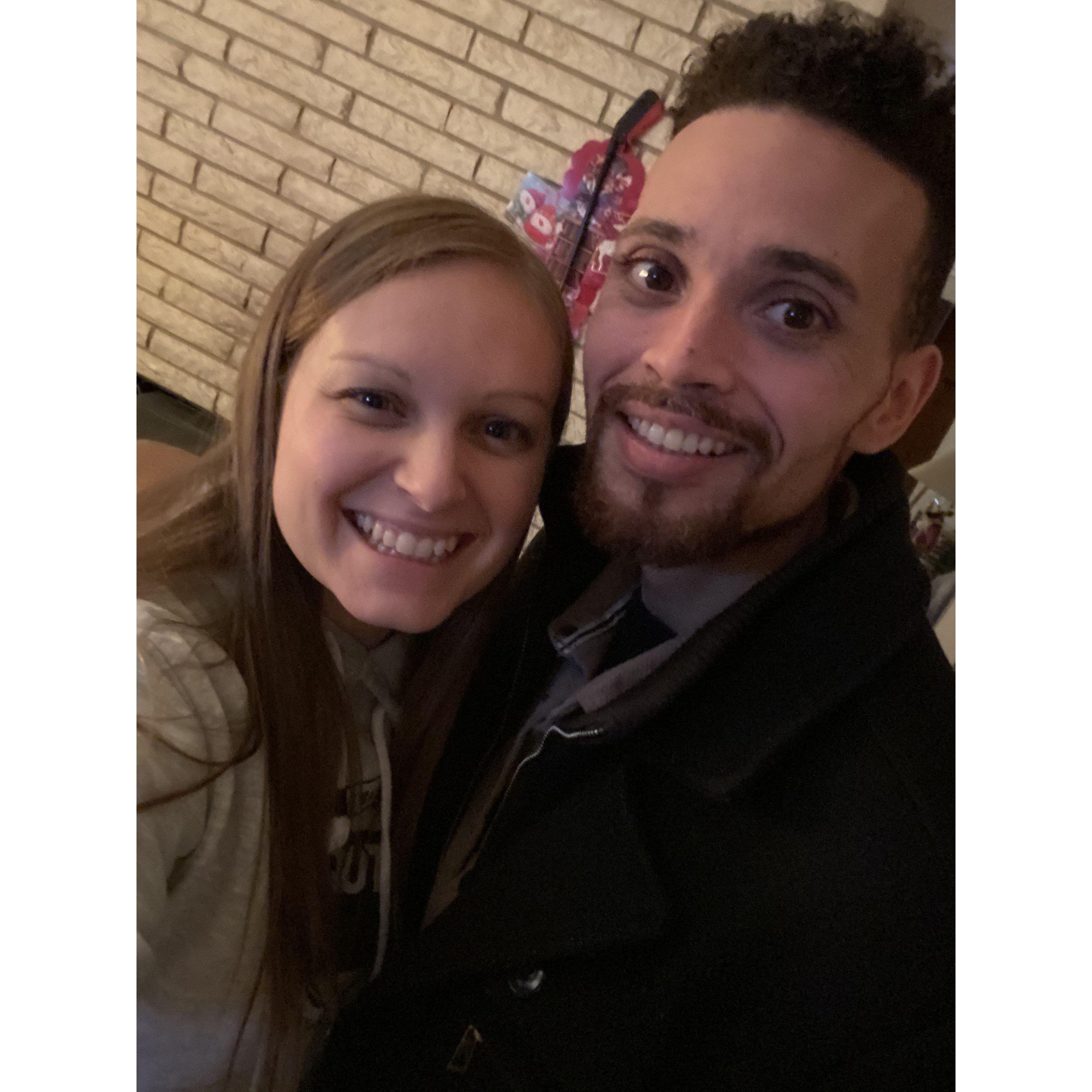 Before Kim left for California to walk for her graduation