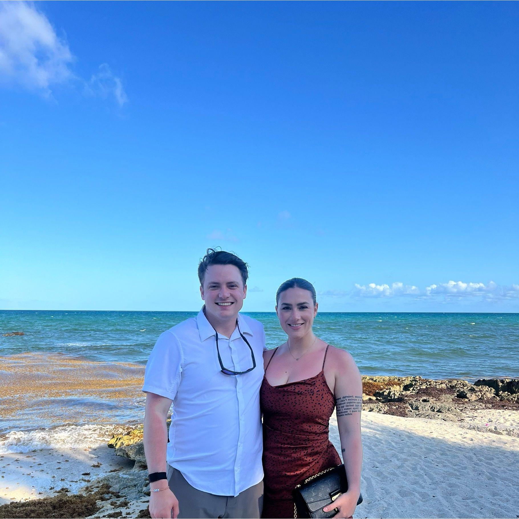 Celebrating Alex & Ben in Cancun! It was also our first international trip together.