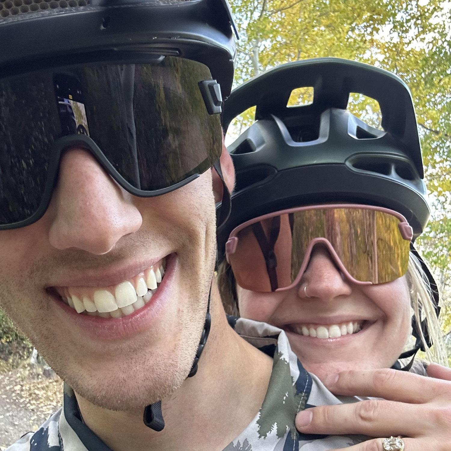 Engagement bike ride!