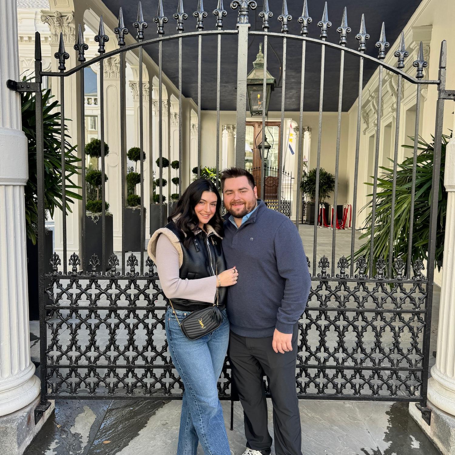 The day we toured our wedding venue with our families!!