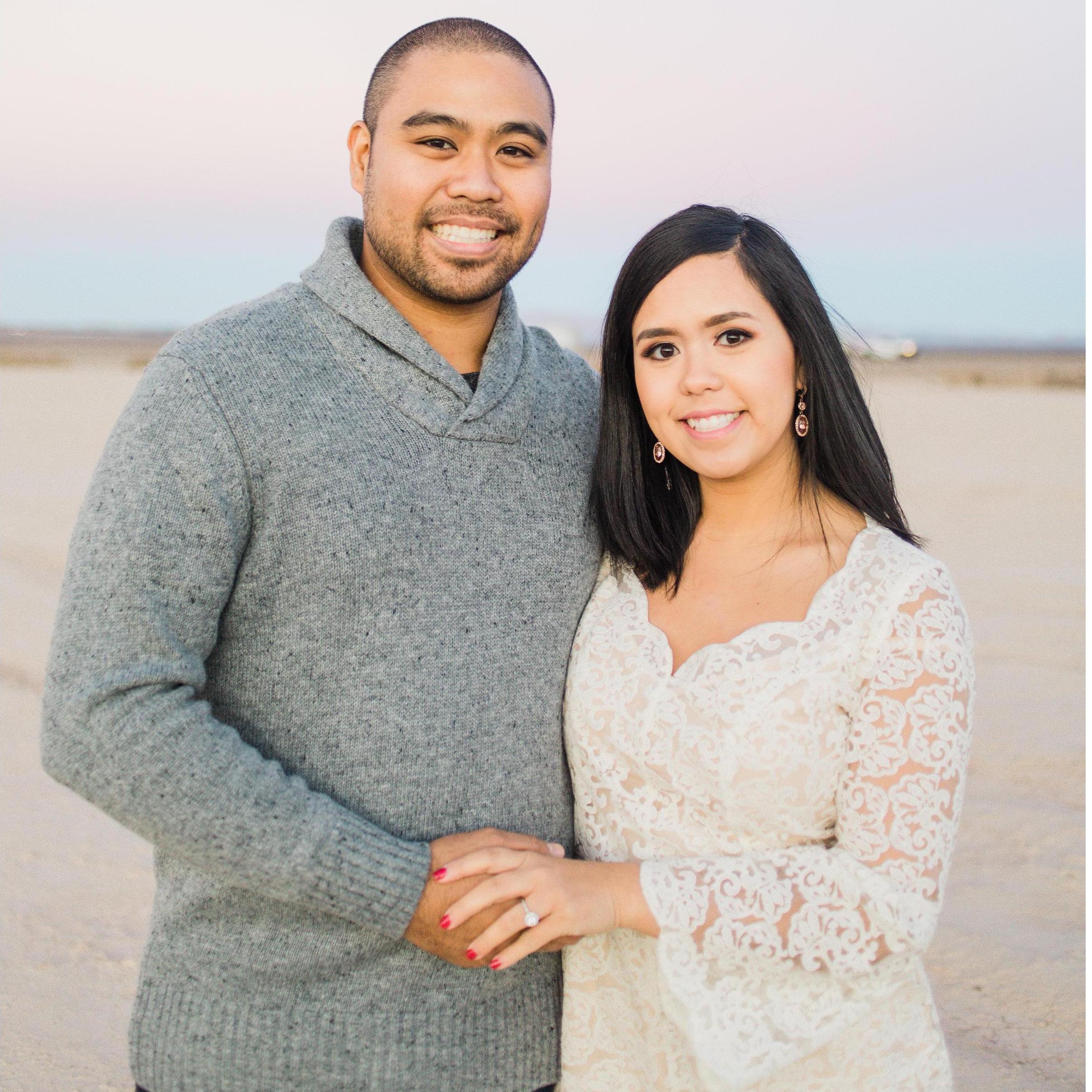 Engagement Shoot at the El Dorado Dry Lake Bed