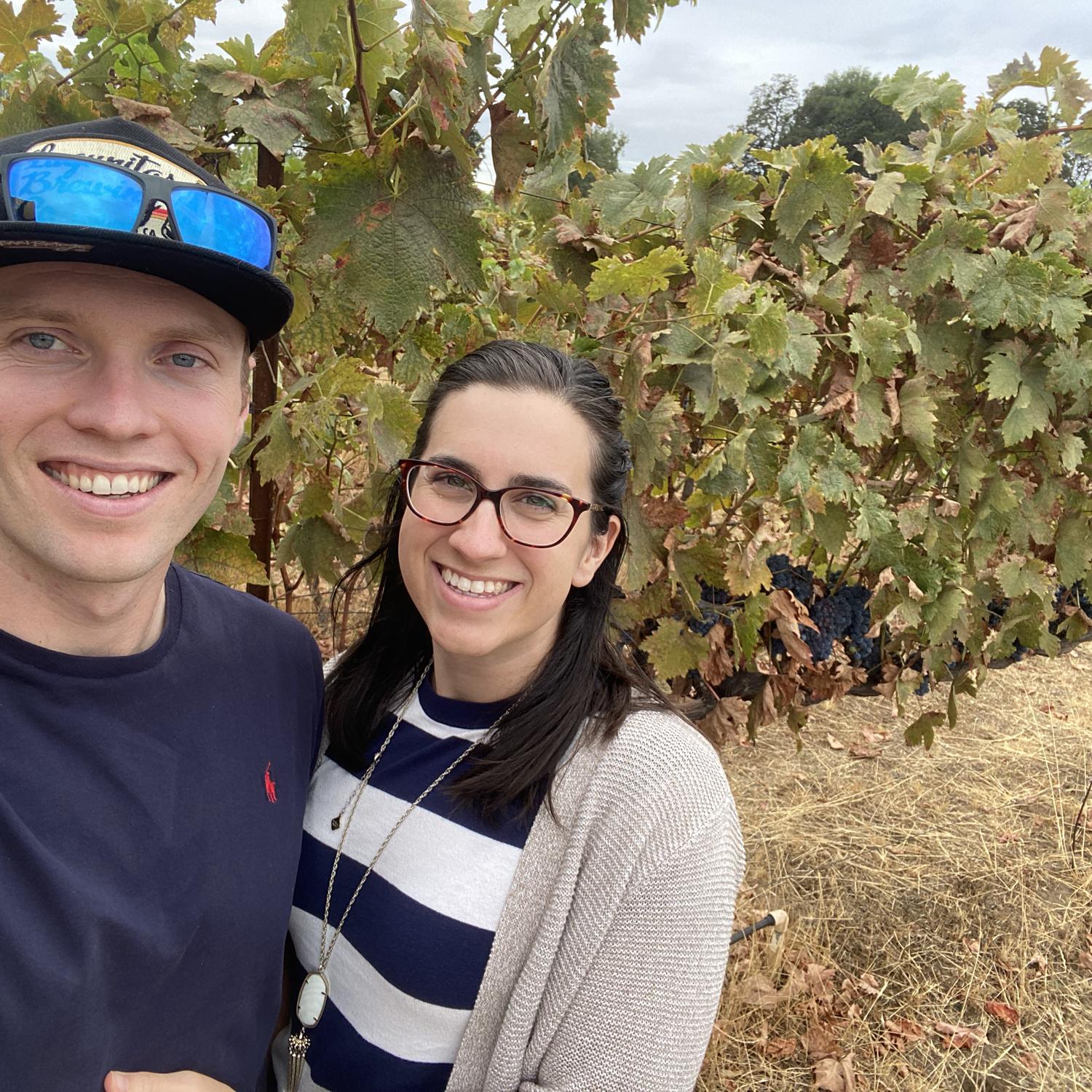 Having fun at wineries in Sacramento with Kyle’s side of the family!
