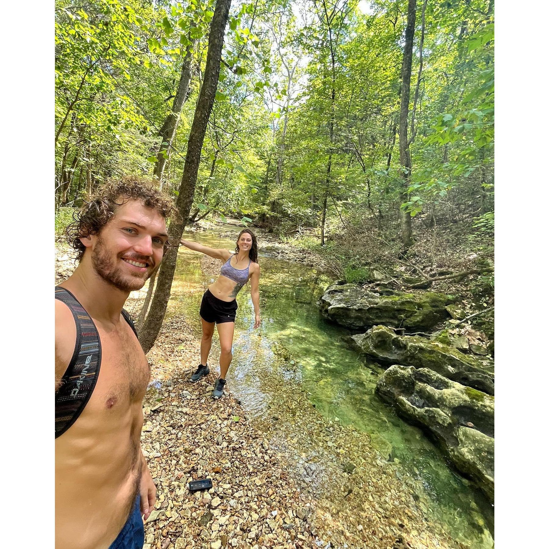 Camping in the Ozarks