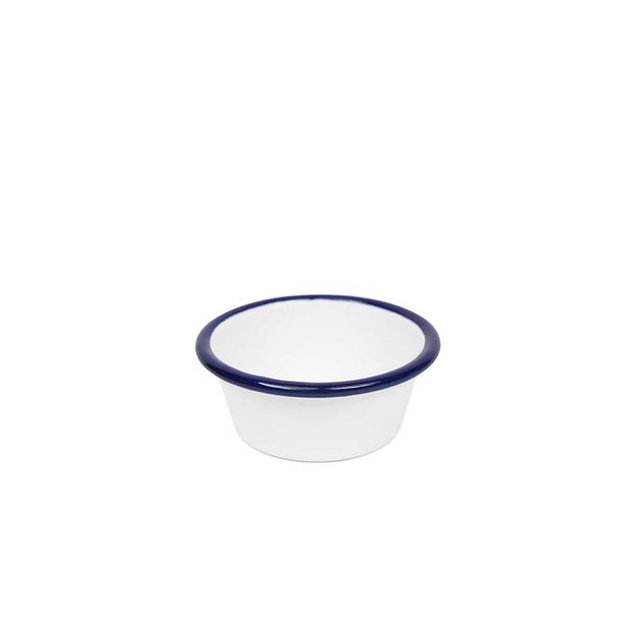 Vintage Ramekins blue rim, Set of 4