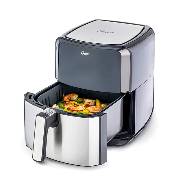 Oster DiamondForce Nonstick XL 5 Quart Digital Air Fryer, 8 Functions with Digital Touchscreen