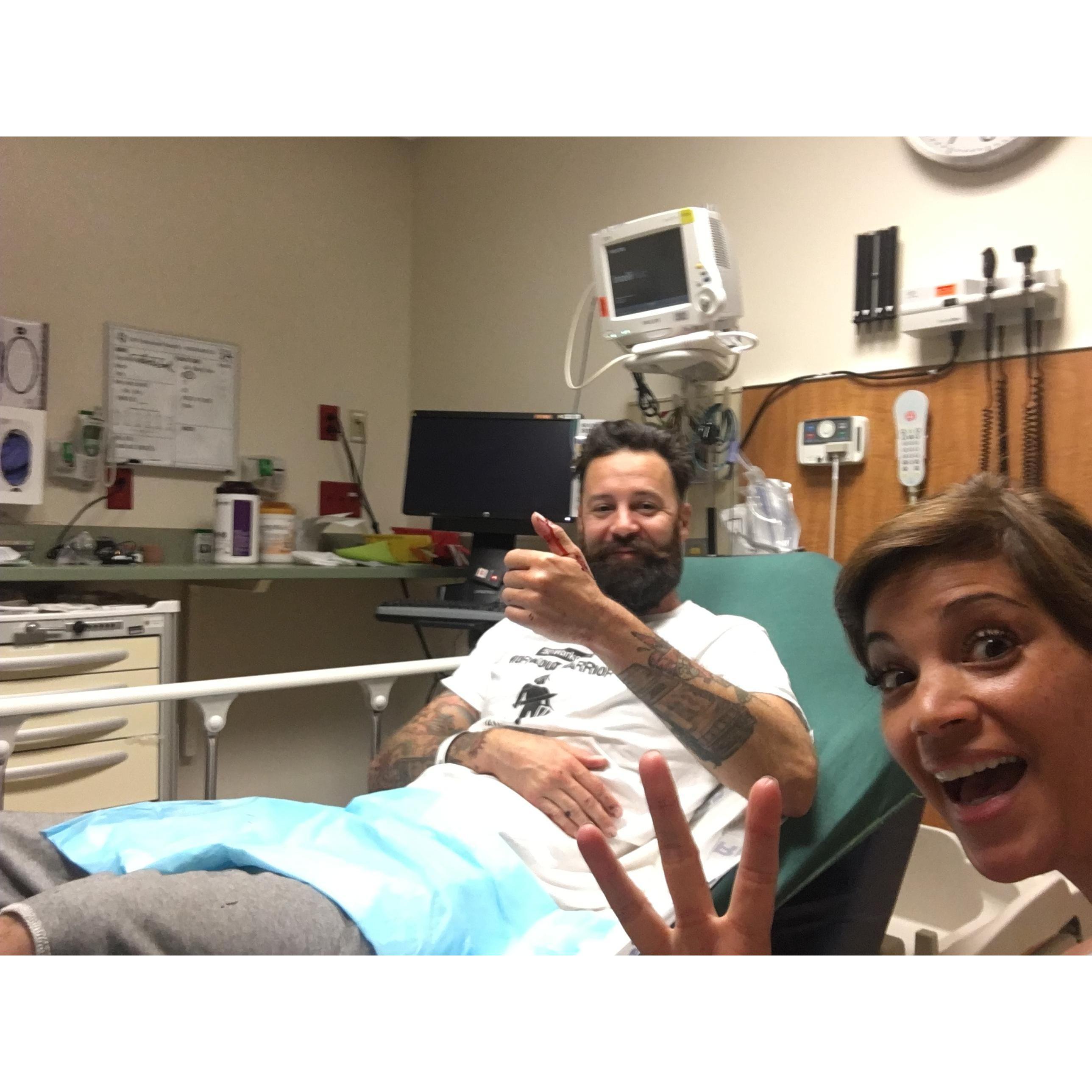 Just the tip! ER visit #3