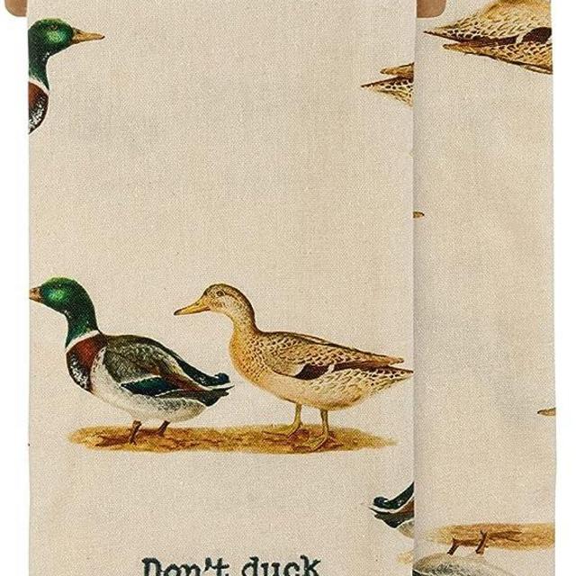 Primitives by Kathy Don't Duck with Me Decorative Kitchen Towel