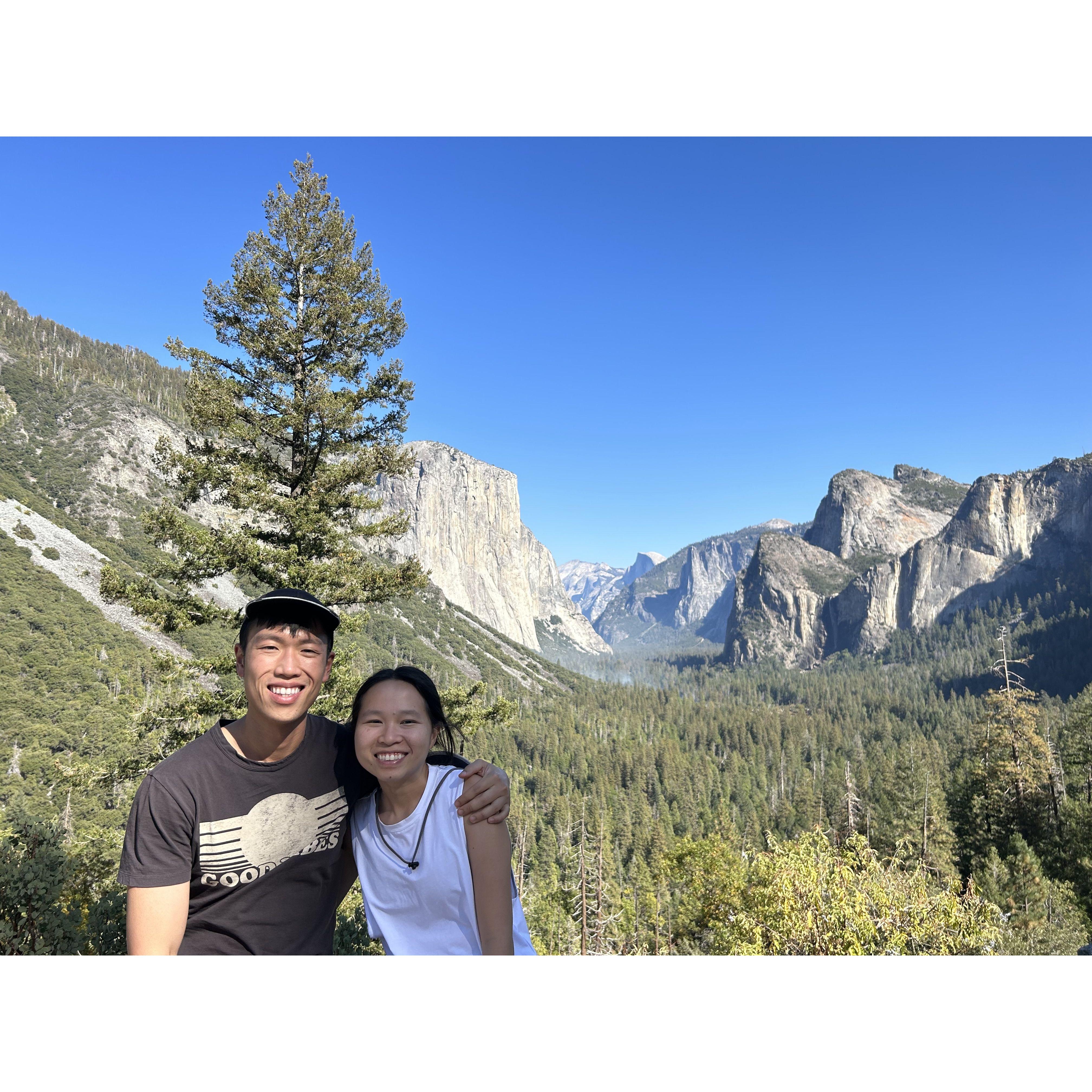 Our first vacation of residency enjoying the great outdoors in Yosemite!