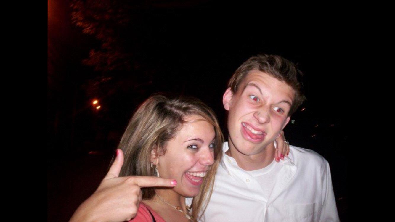 One of our first pictures together in high school!
