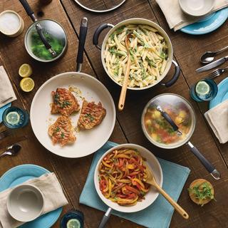 Cucina Ceramic 10-Piece Nonstick Cookware Pot & Pan Set