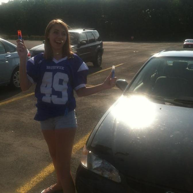 Shortly before drawing pep-talk all over Justins windows.