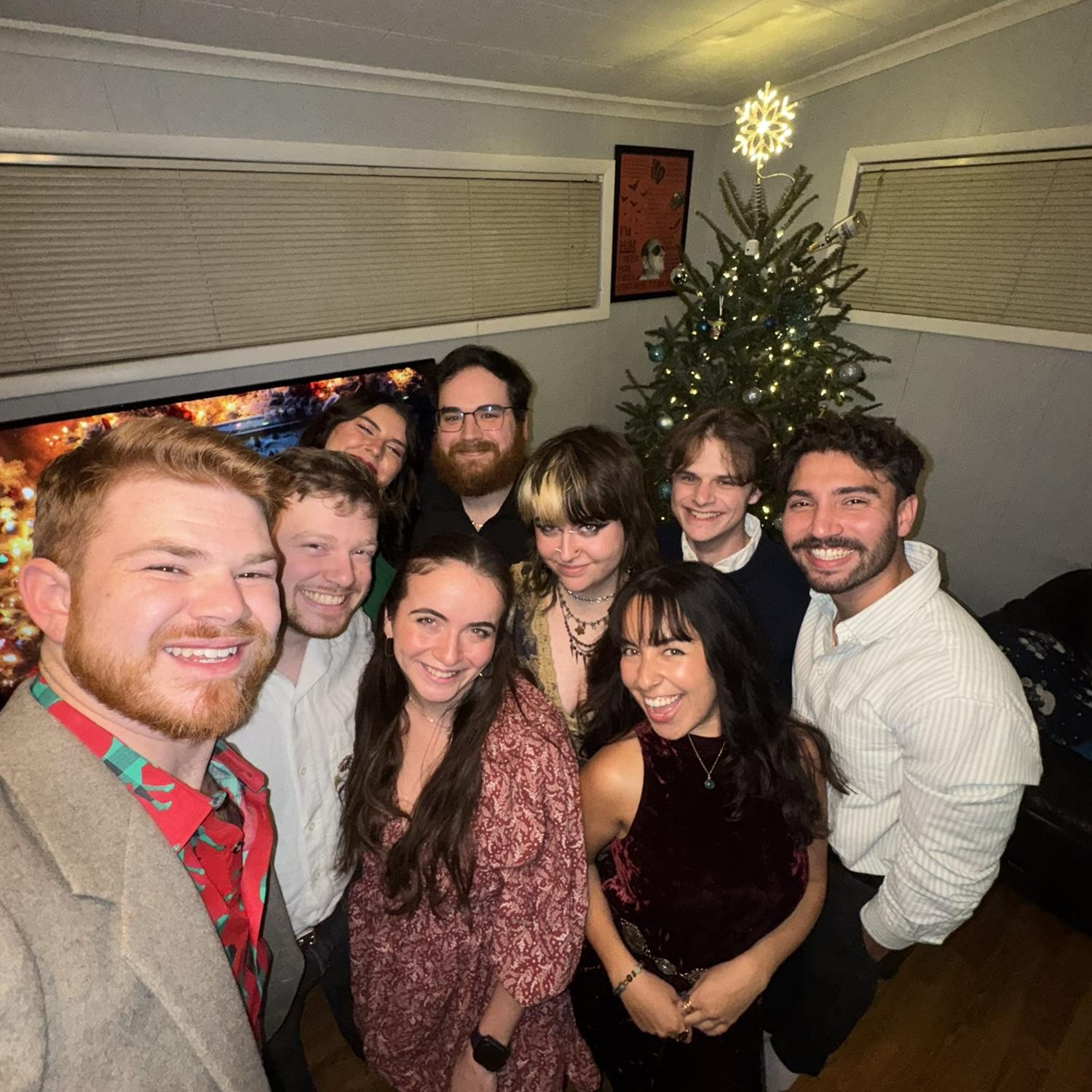 Nadja’s first time being part of the annual Christmas dinner!