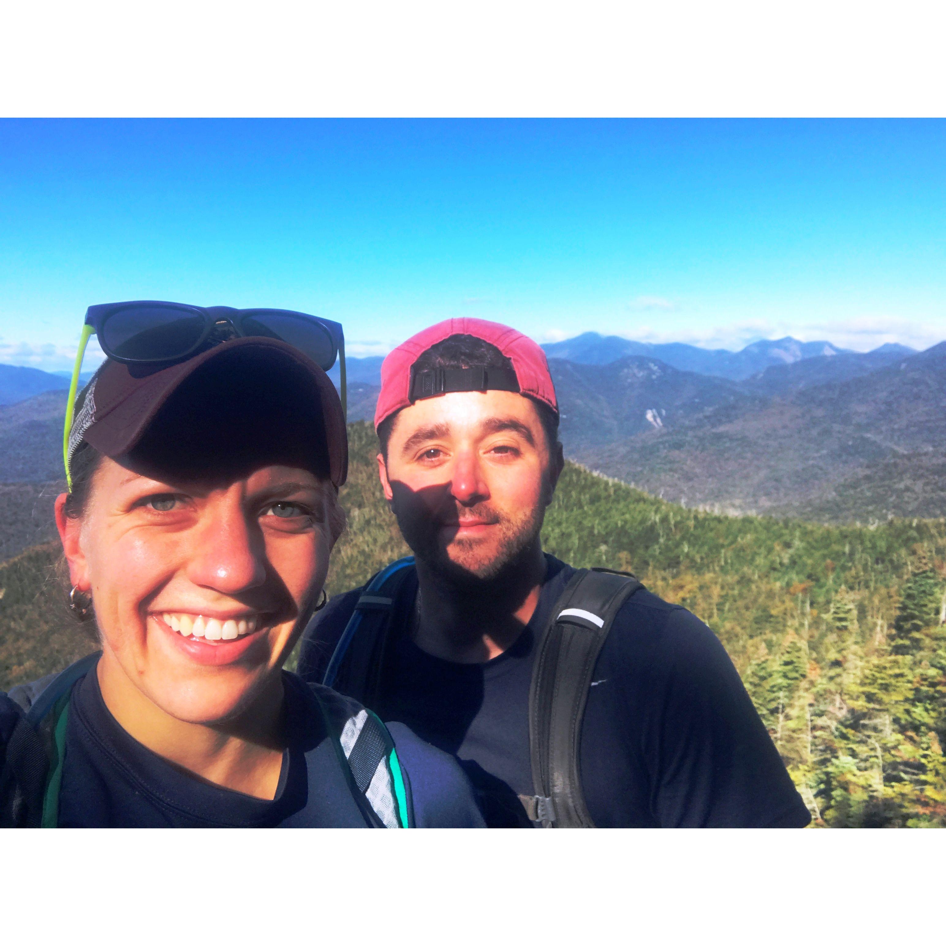 One of our favorite ranges in the Adirondacks, the Dix range, still early in our quest of the 46.