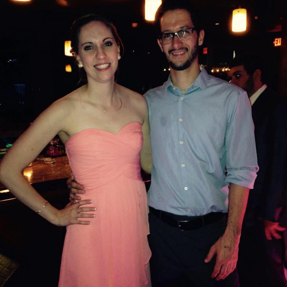 At Liesl and Tom's wedding!