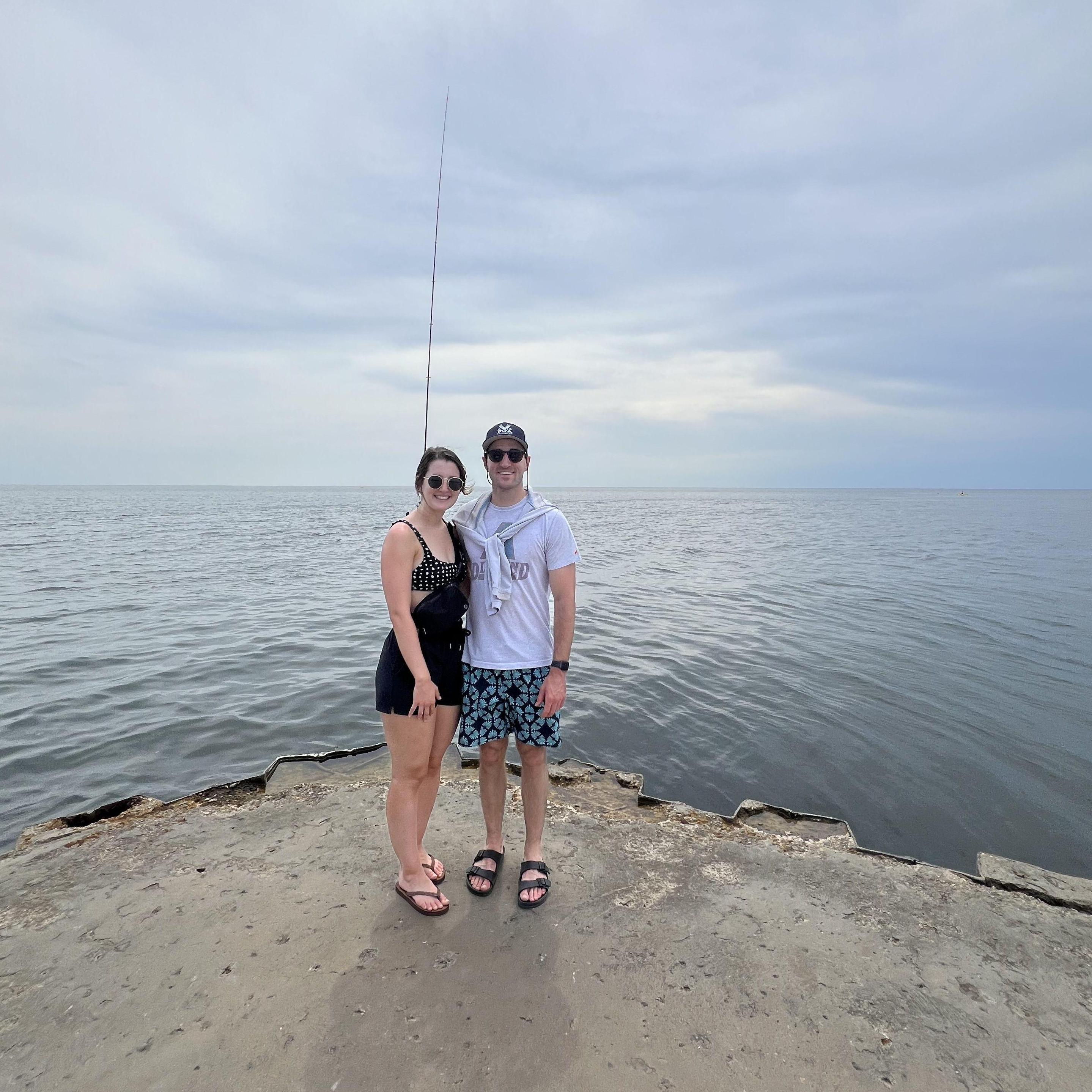 Lake Michigan while visiting Isabella and Alec - 5/20/2024