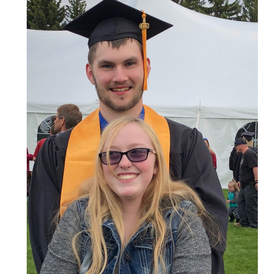 Dalton's college graduation! (No I don't know how to take a photo)