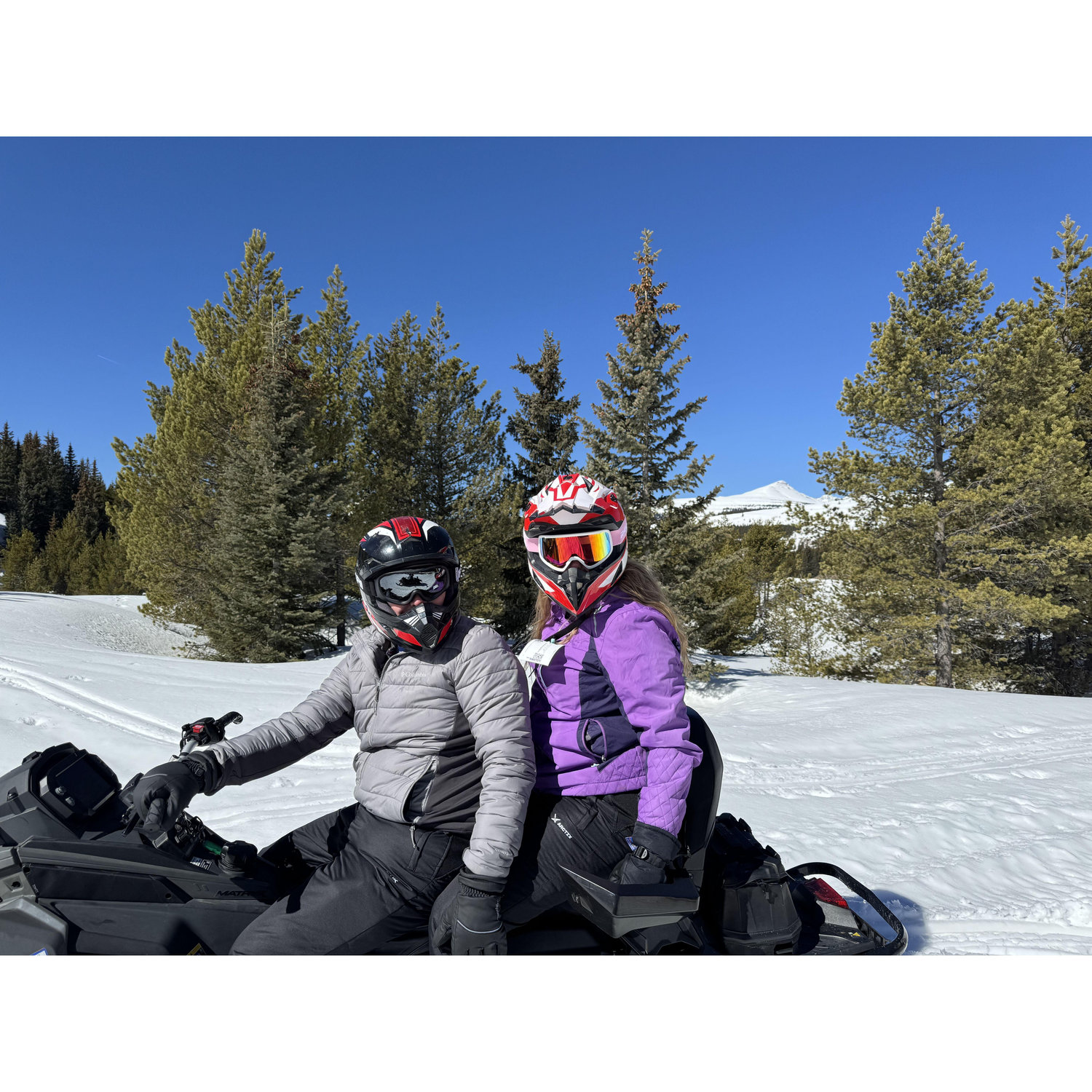 First Time Snowmobiling; March 2025