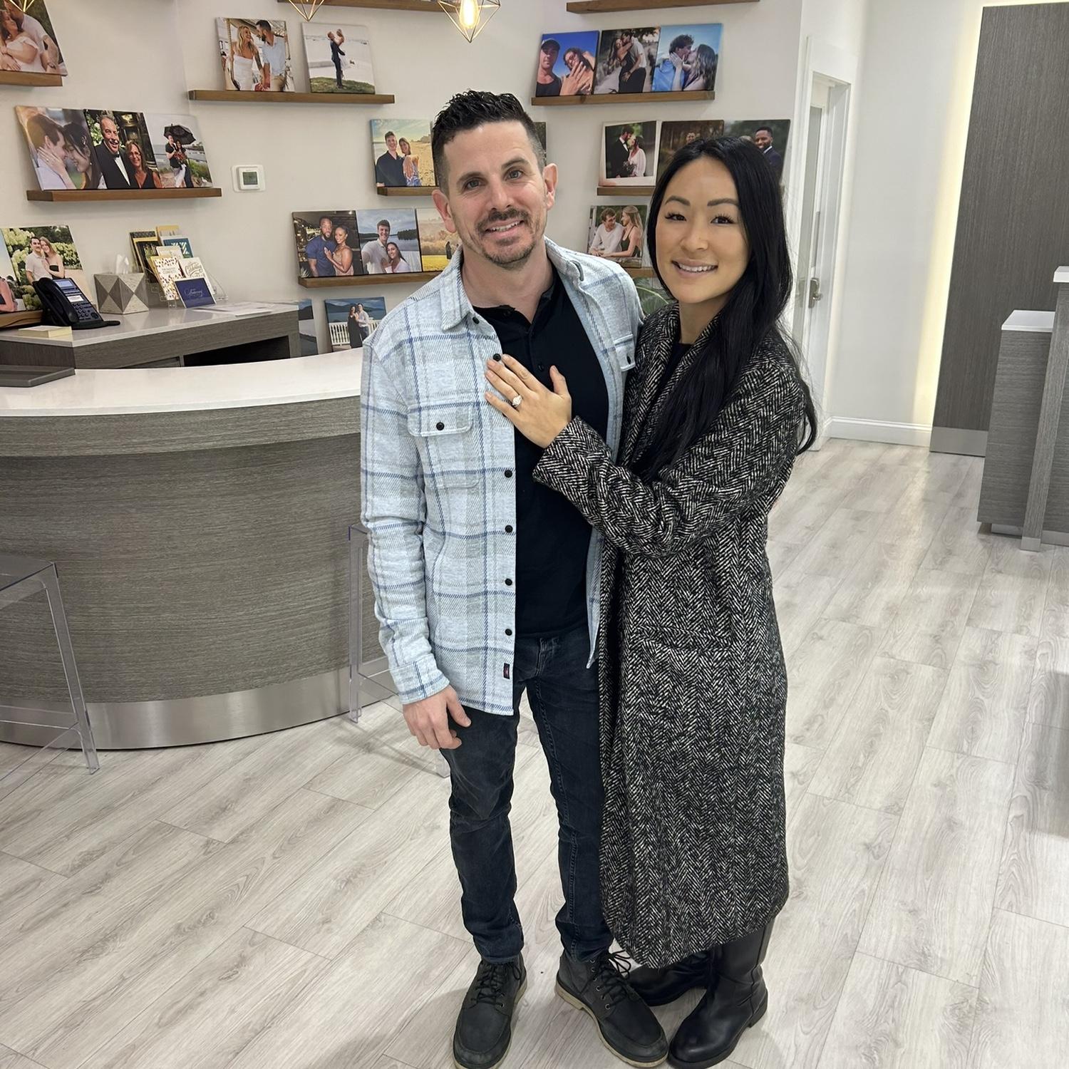 Thank you to our friend Staz over at Baribault jewelers for designing the most beautiful ring from our family stones!