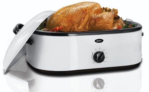 Oster Roaster Oven with Buffet Server, 18 Quart, White (CKSTRS71)