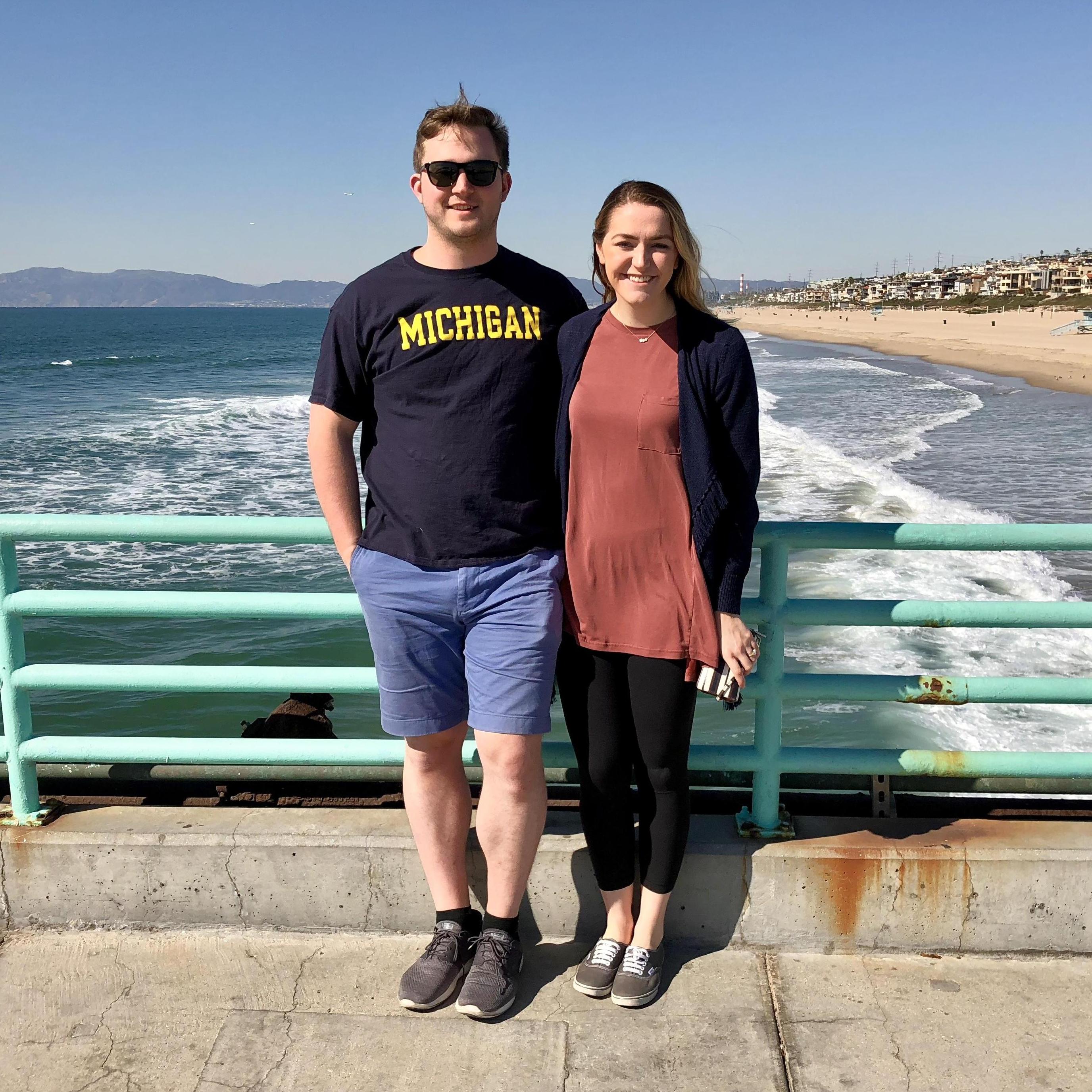 Manhattan Beach - visiting Phil in LA