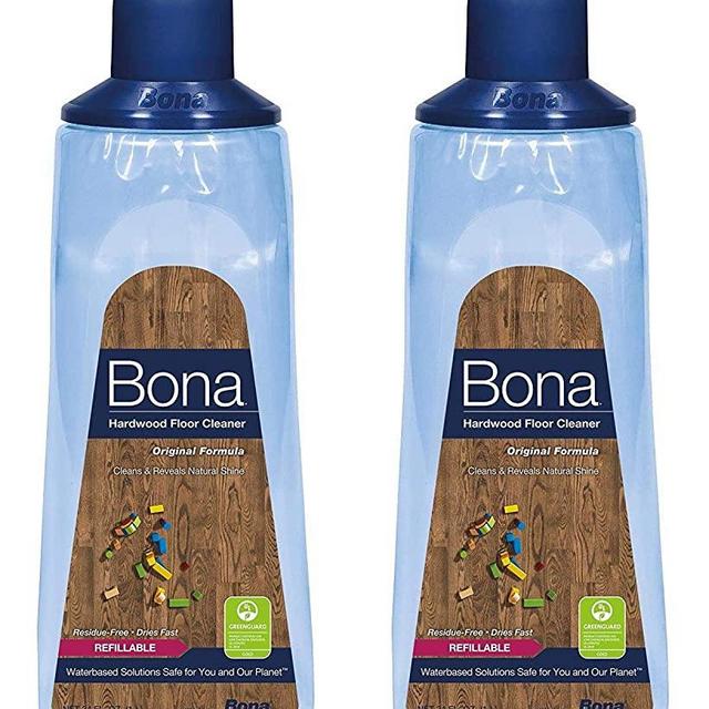 Bona Hardwood Floor Cleaner Refillable Cartridge, 34 oz, 2 Pack