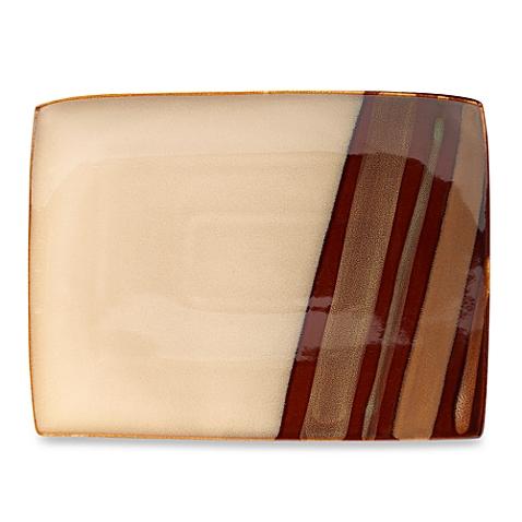 Sango® Avanti Large Rectangular Serving Platter in Brown