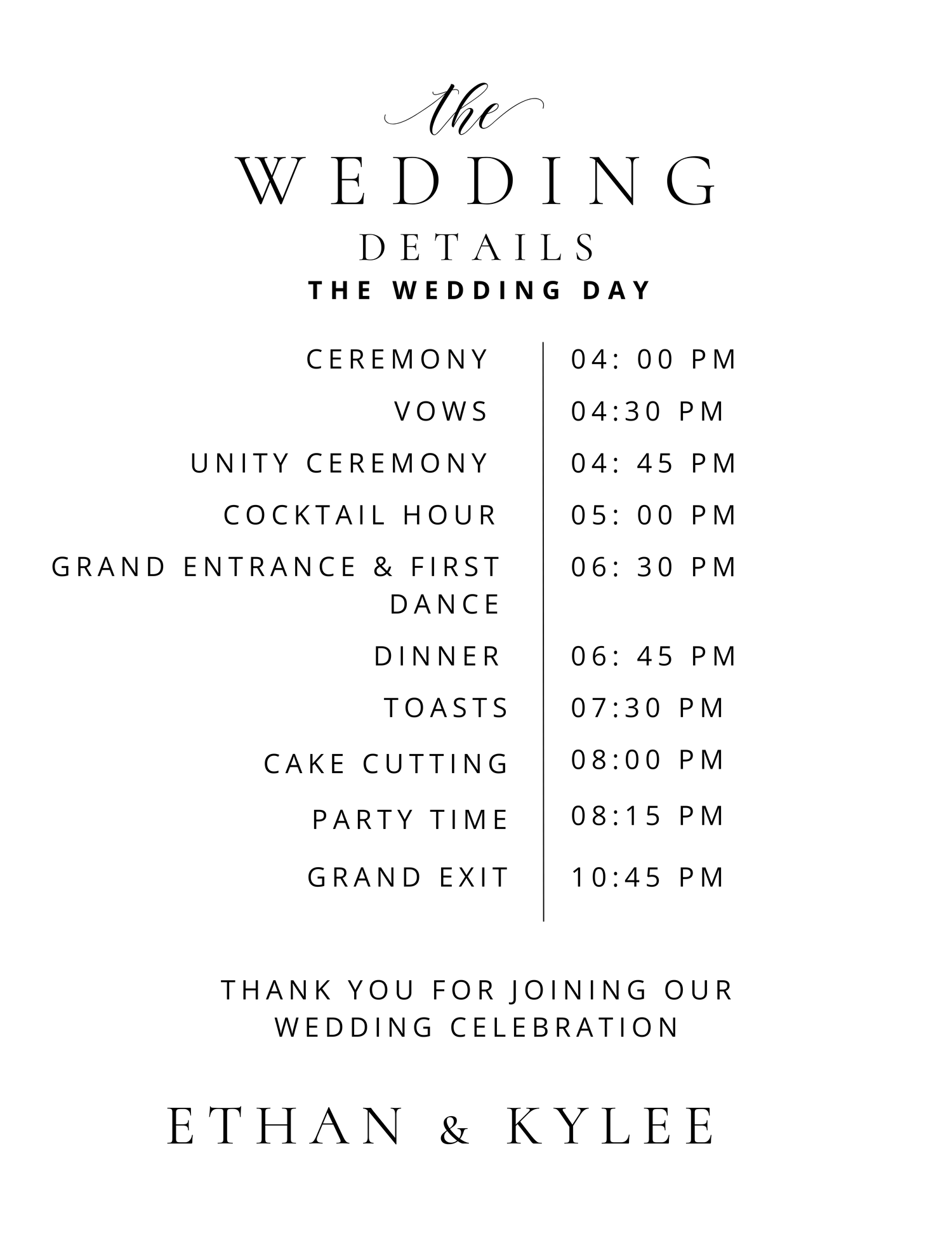 The Wedding Website of Kylee Ann-Marie Rewa Modreske and Ethan Daniel Miles