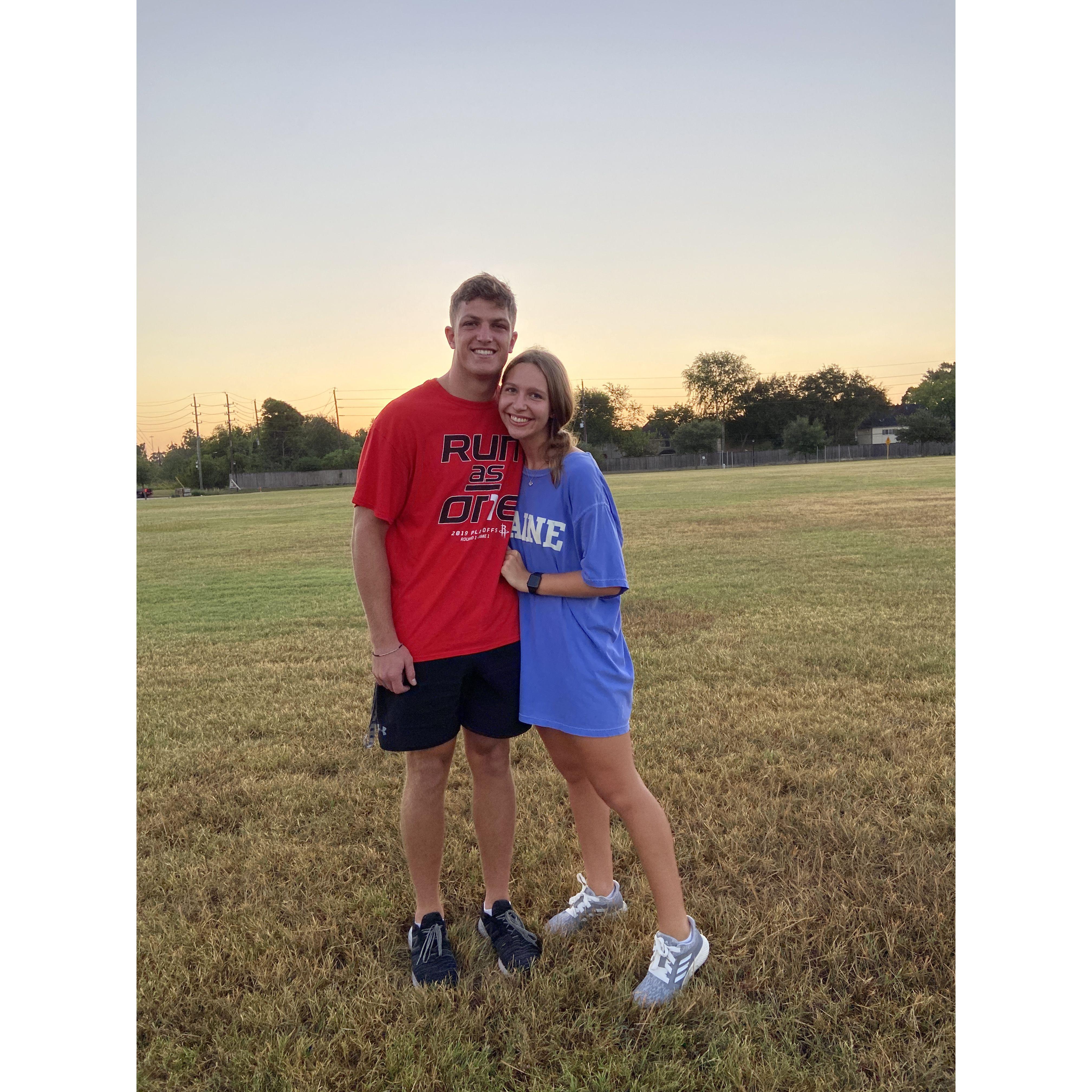 High School senior sunrise