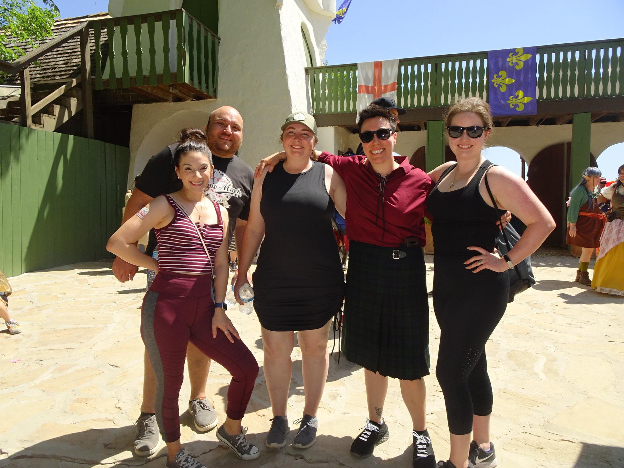 Second Renaissance Festival together, with our crew!