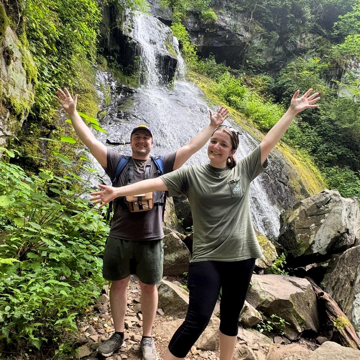 It was a ROUGH hike but we made it!