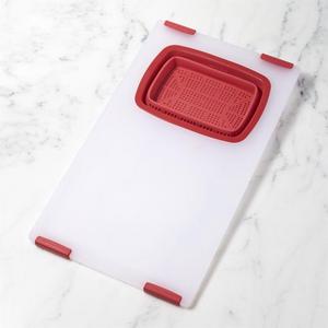 Over-the-Sink Red Board-Colander