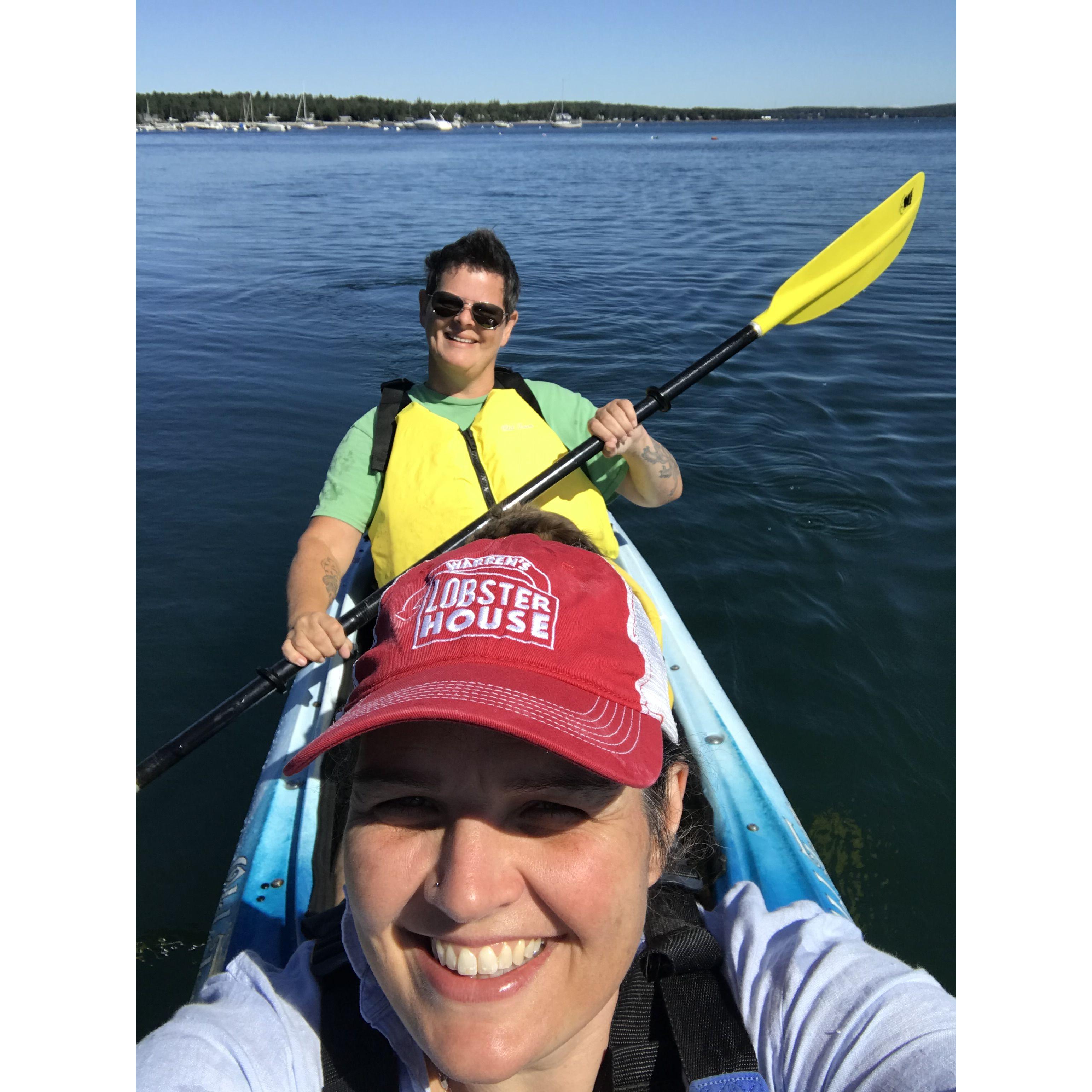 Kayaking in Bar Harbor, Maine