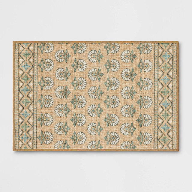 2'x3' Comfort Mat Bohome Accent Rug Yellow - Threshold™