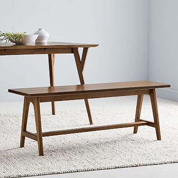 Mid-Century A-Frame Bench