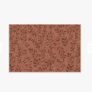 Leland Terracotta Flatwoven Rug | Rug + Pad System | 2'x3' | Ruggable