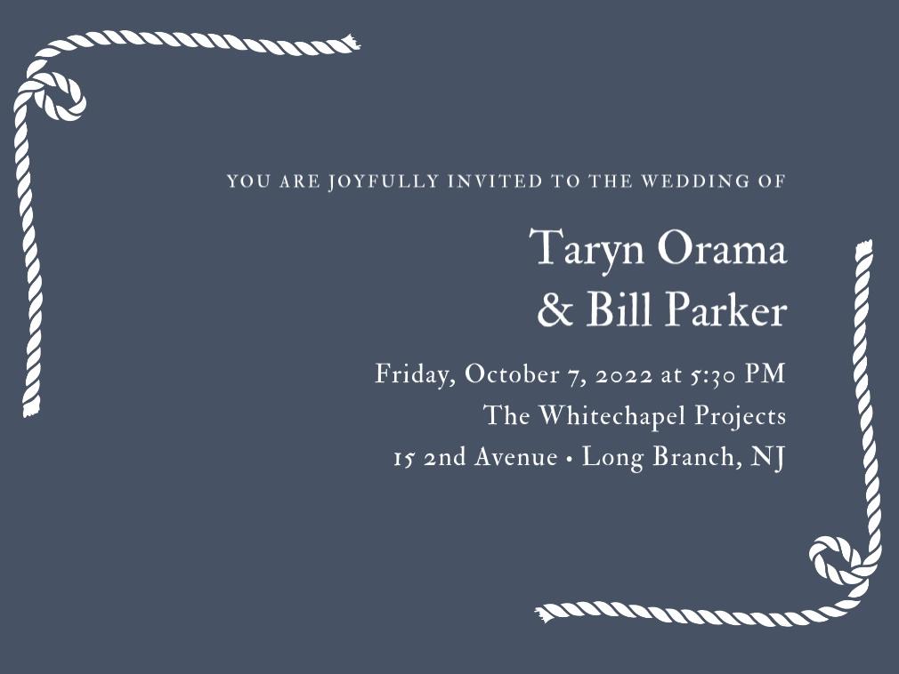 The Wedding Website of Taryn Orama and Bill Parker