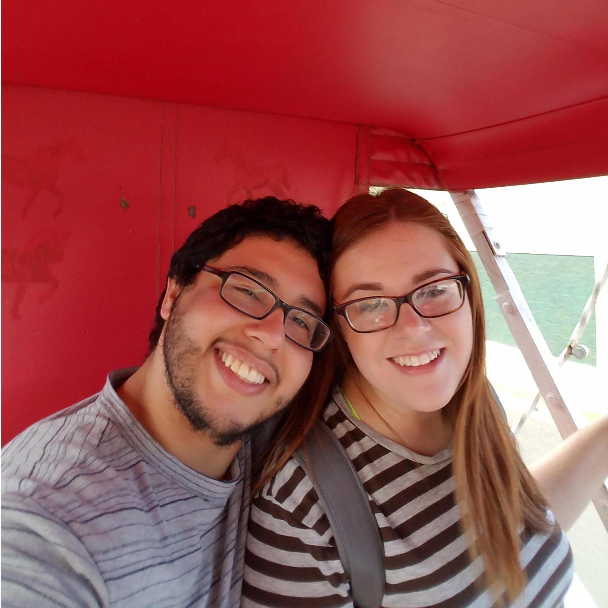 During a carriage ride in Nicaragua -- what a great time and memory!
