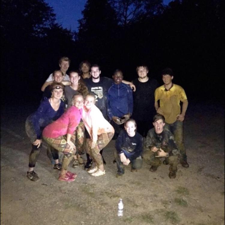 Spelunking trip with our college friends. 2015