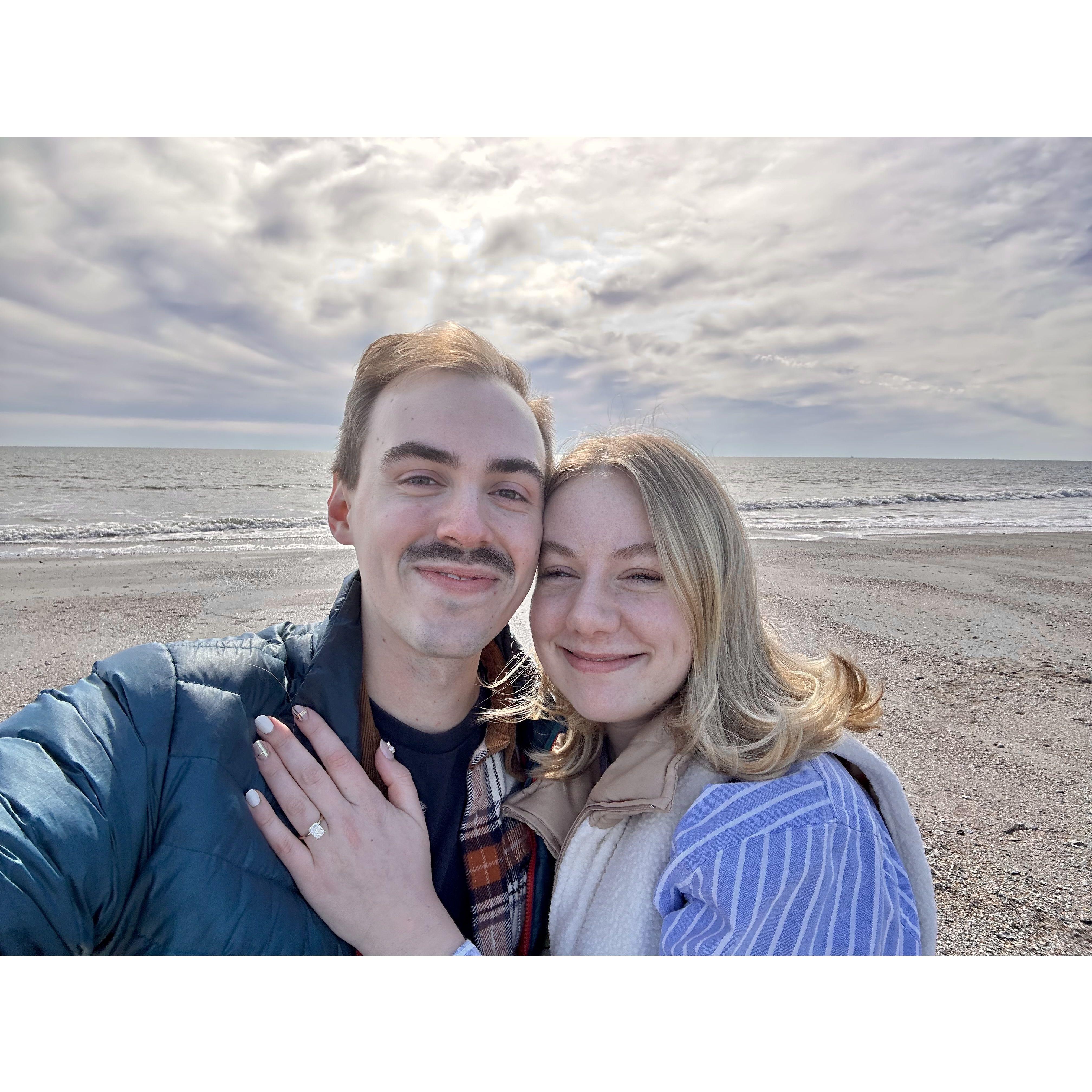 Right after getting engaged :)