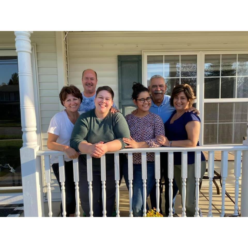 This is us with our parents!