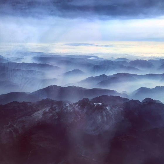 The view from one of our flights
