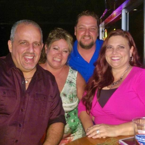 First year anniversary and engagement night we went back to the place we met and were joined by our good friends, Carl & Mary Gillespie.