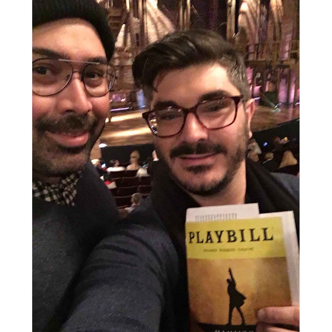This was the first time we saw Hamilton on Broadway.
La primera vez que fuimos a ver Hamilton.