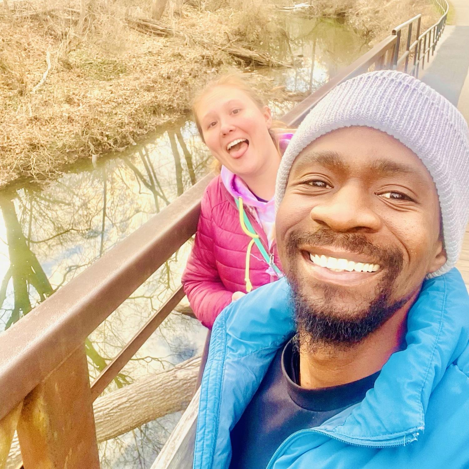 One of our first hiking dates :)