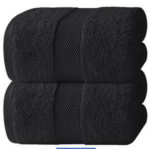 Classic Luxury Bath Sheets Towels for Adults Extra Large 35x70 Inch - 700 GSM Turkish Cotton, Highly Absorbent | Hotel Collection | 2 Pack