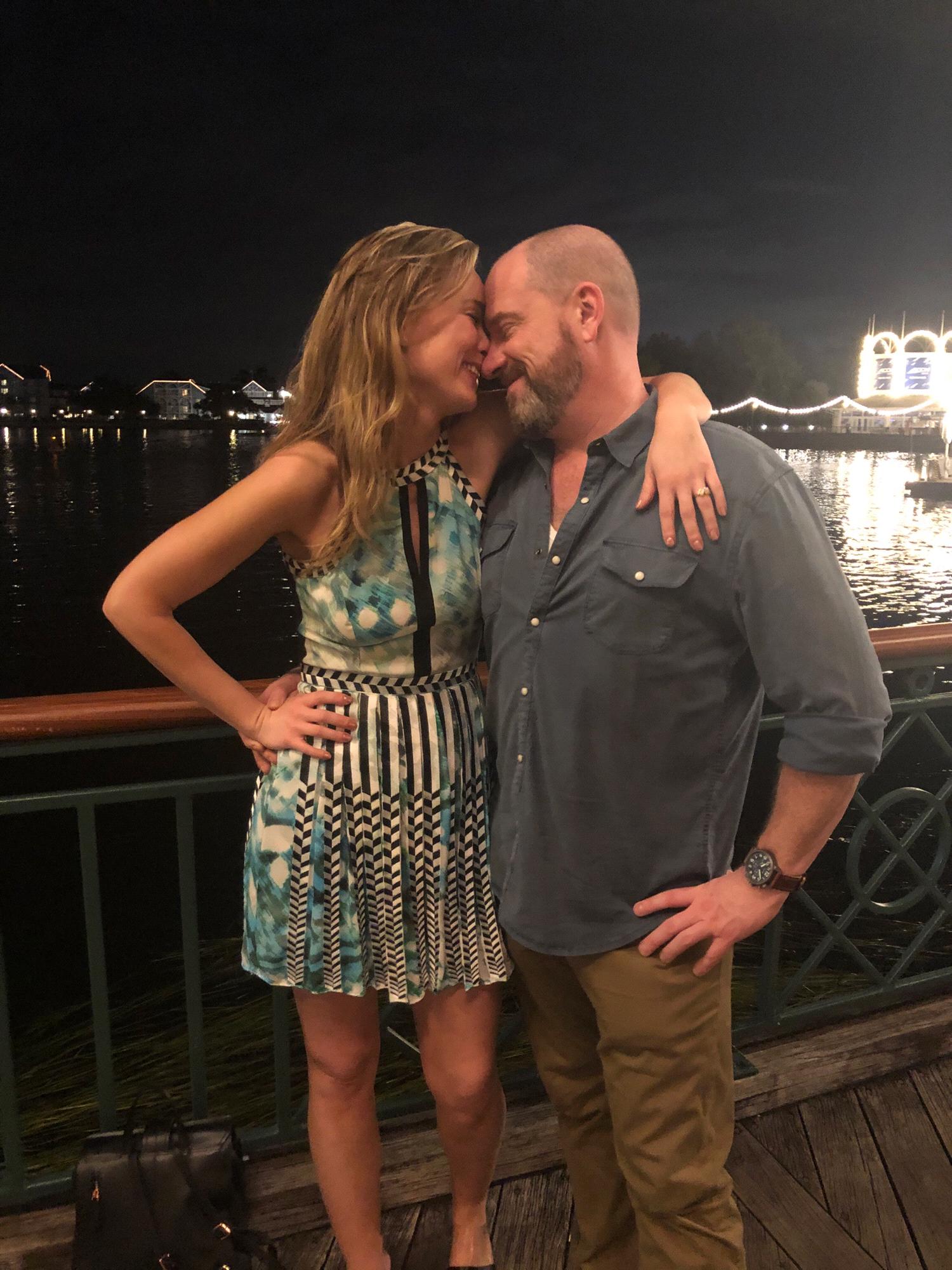 The night we got engaged!