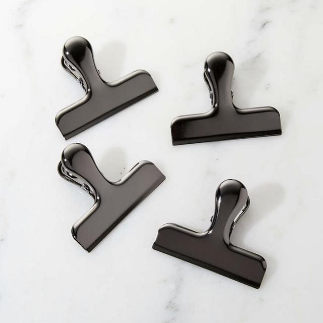 Metal Magnetic Chip Clips, Set of 4
